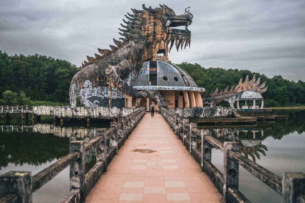 Must Visit Countries in 2023 Check out Now! 3 panoramic shot abandoned water park thuy tien lake huong vietnam